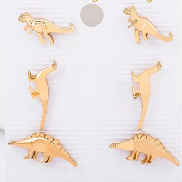 Dinosaur Gang Multi Earring Set - Picture 2 of 7